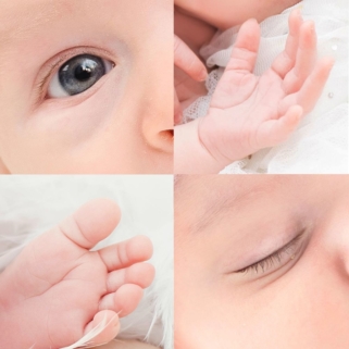 Baby die Details entzücken